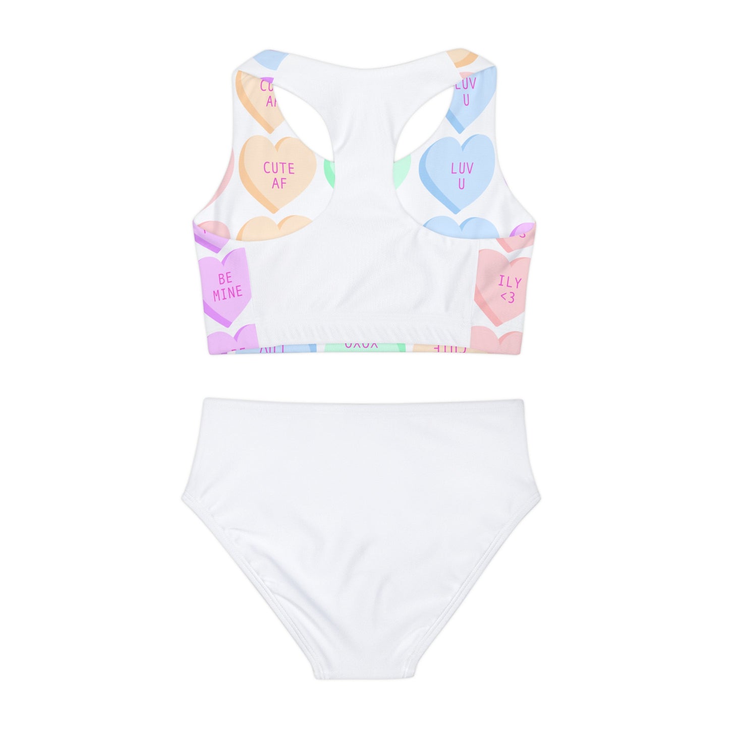 Girls Two Piece Swimsuit (AOP)