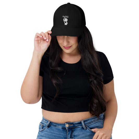 Gorra tipo truckerpara mujer