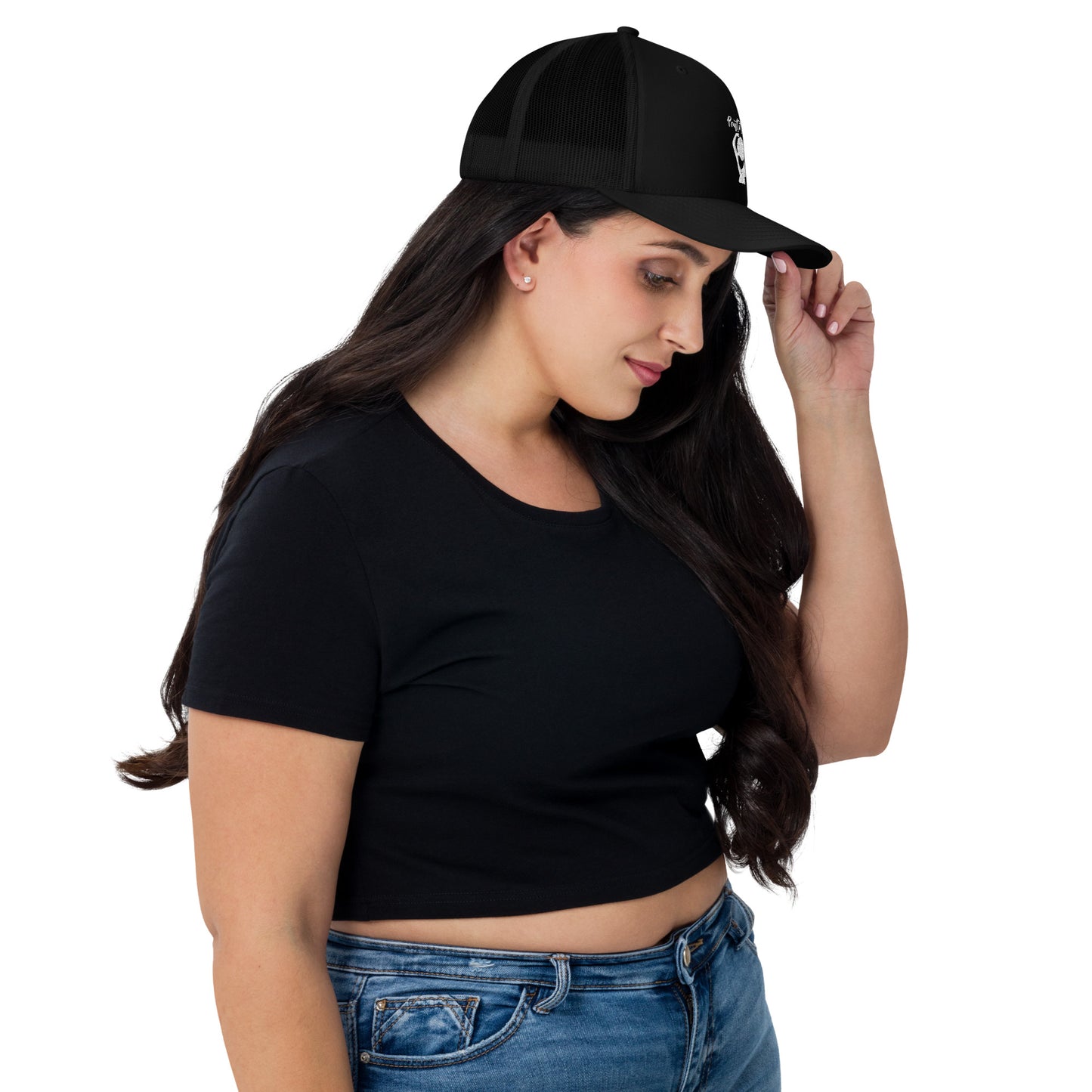 Gorra tipo truckerpara mujer