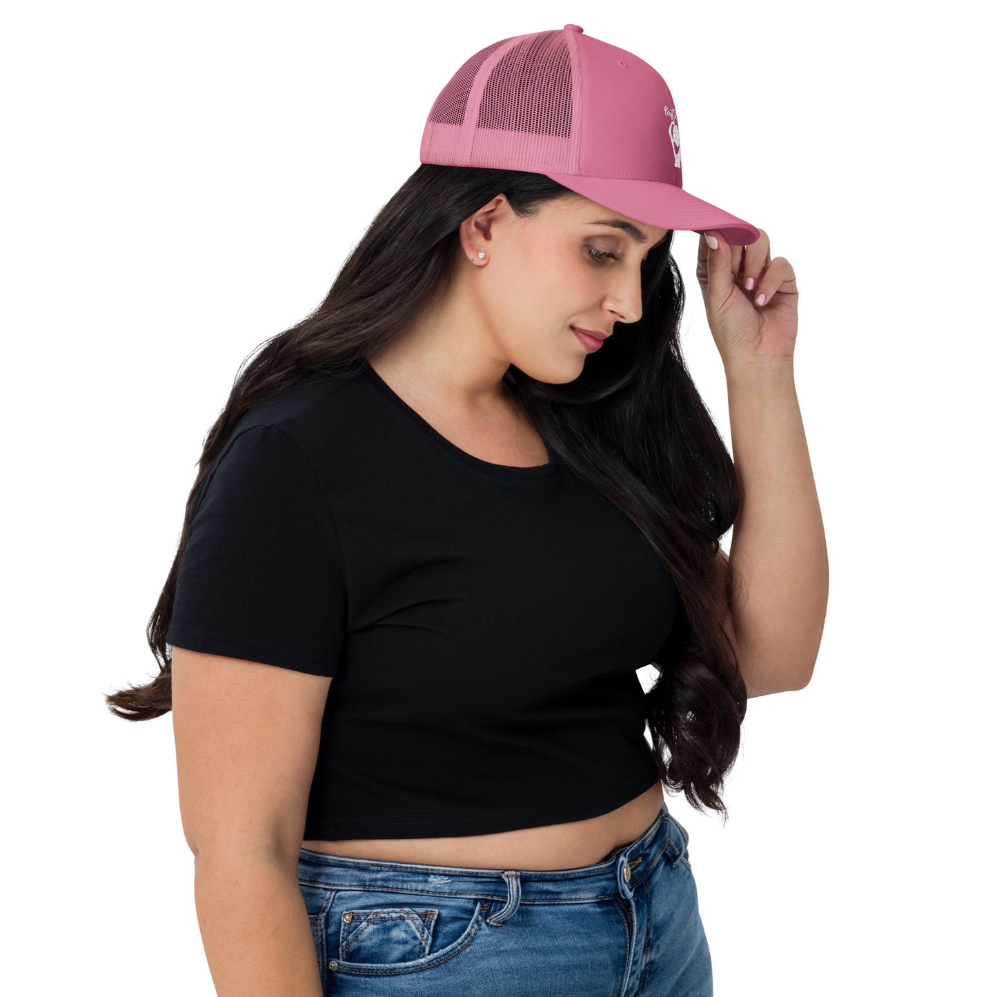 Gorra tipo truckerpara mujer