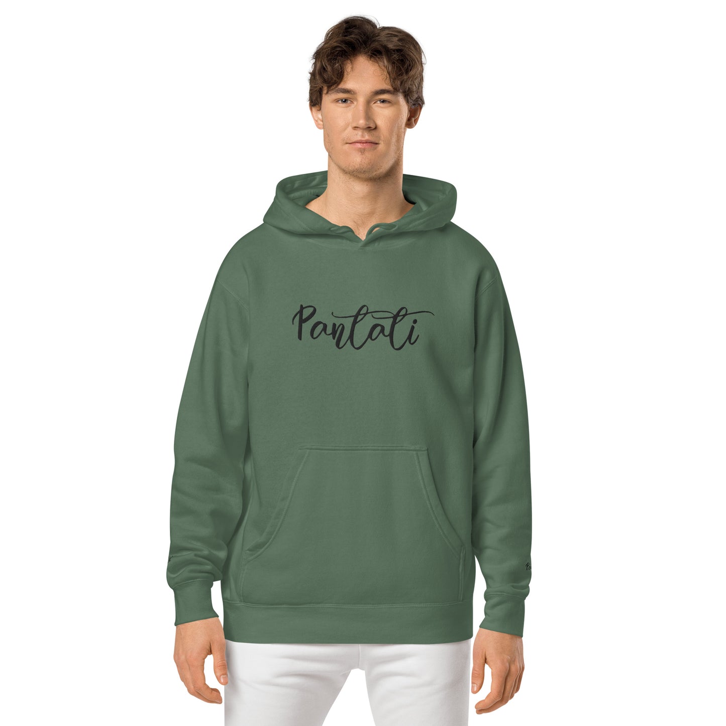 Sudadera con capucha teñida