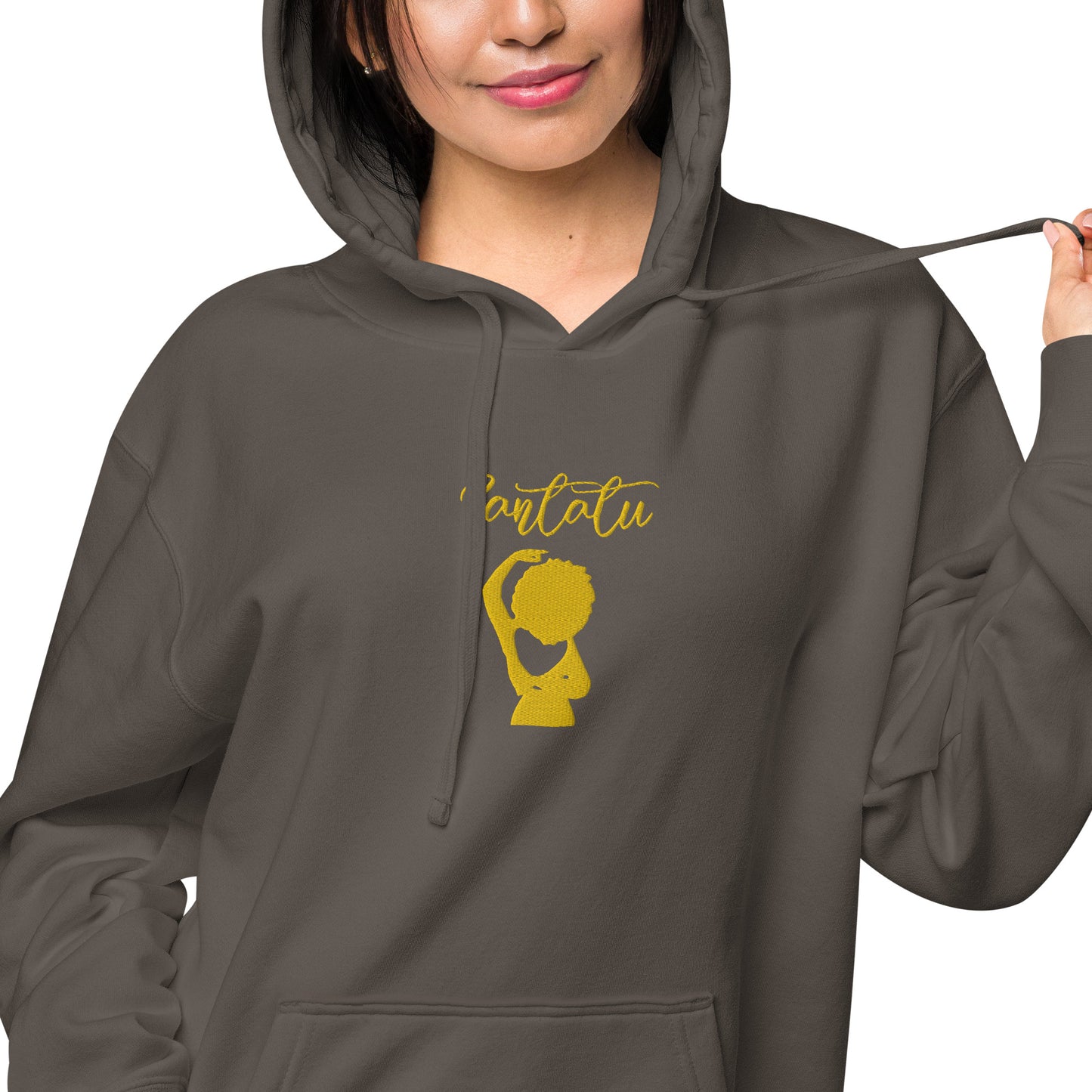 Sudadera con capucha teñida