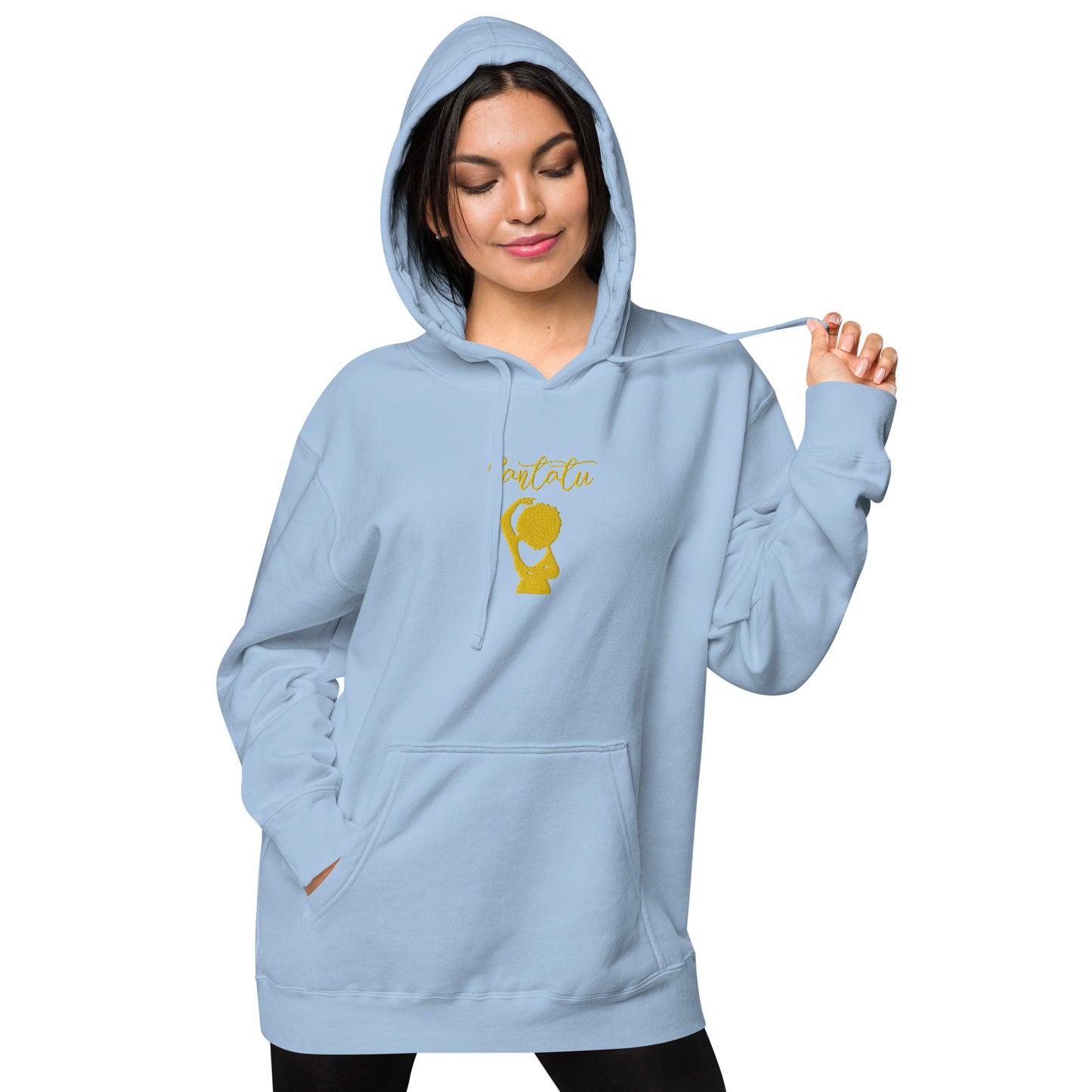 Sudadera con capucha teñida