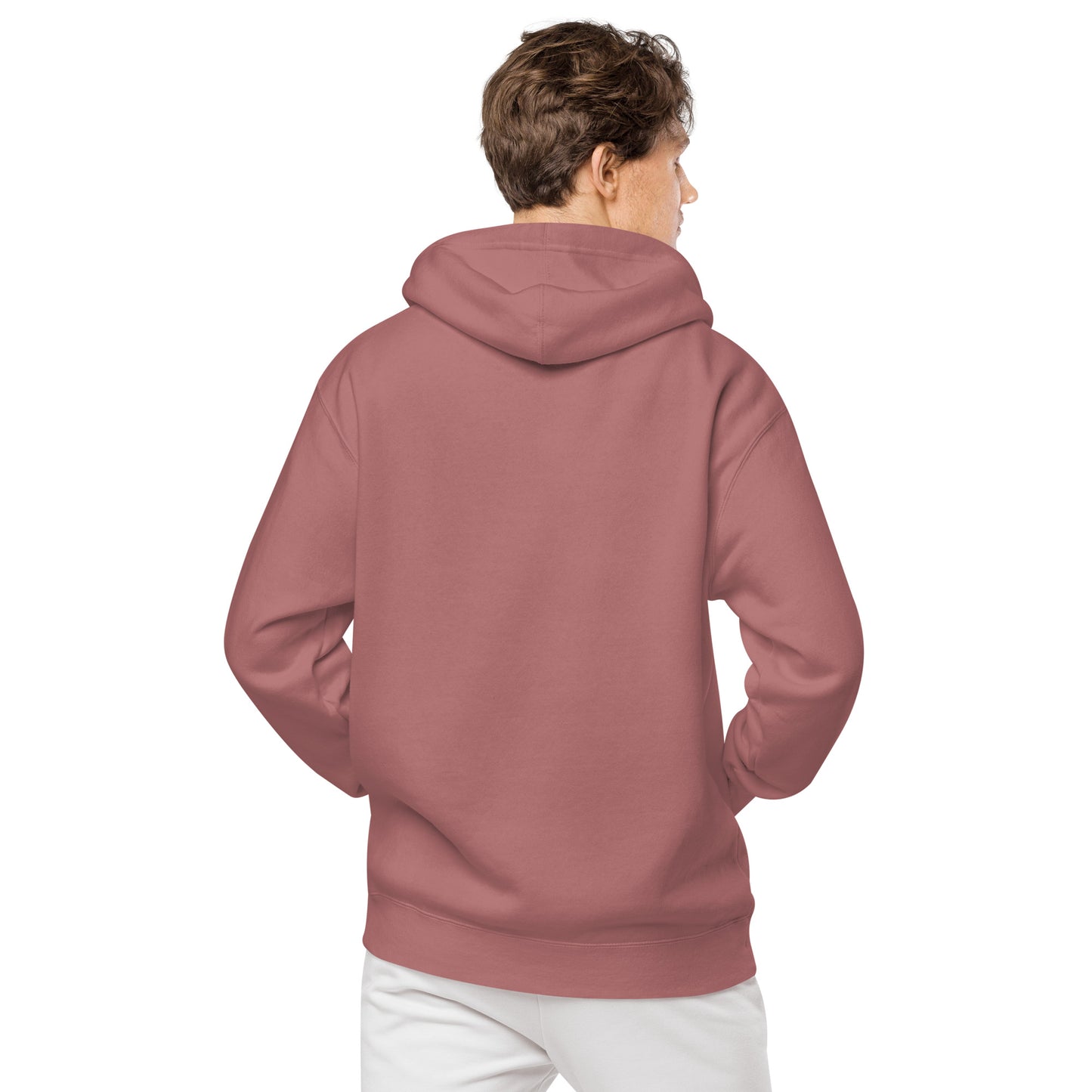 Sudadera con capucha teñida