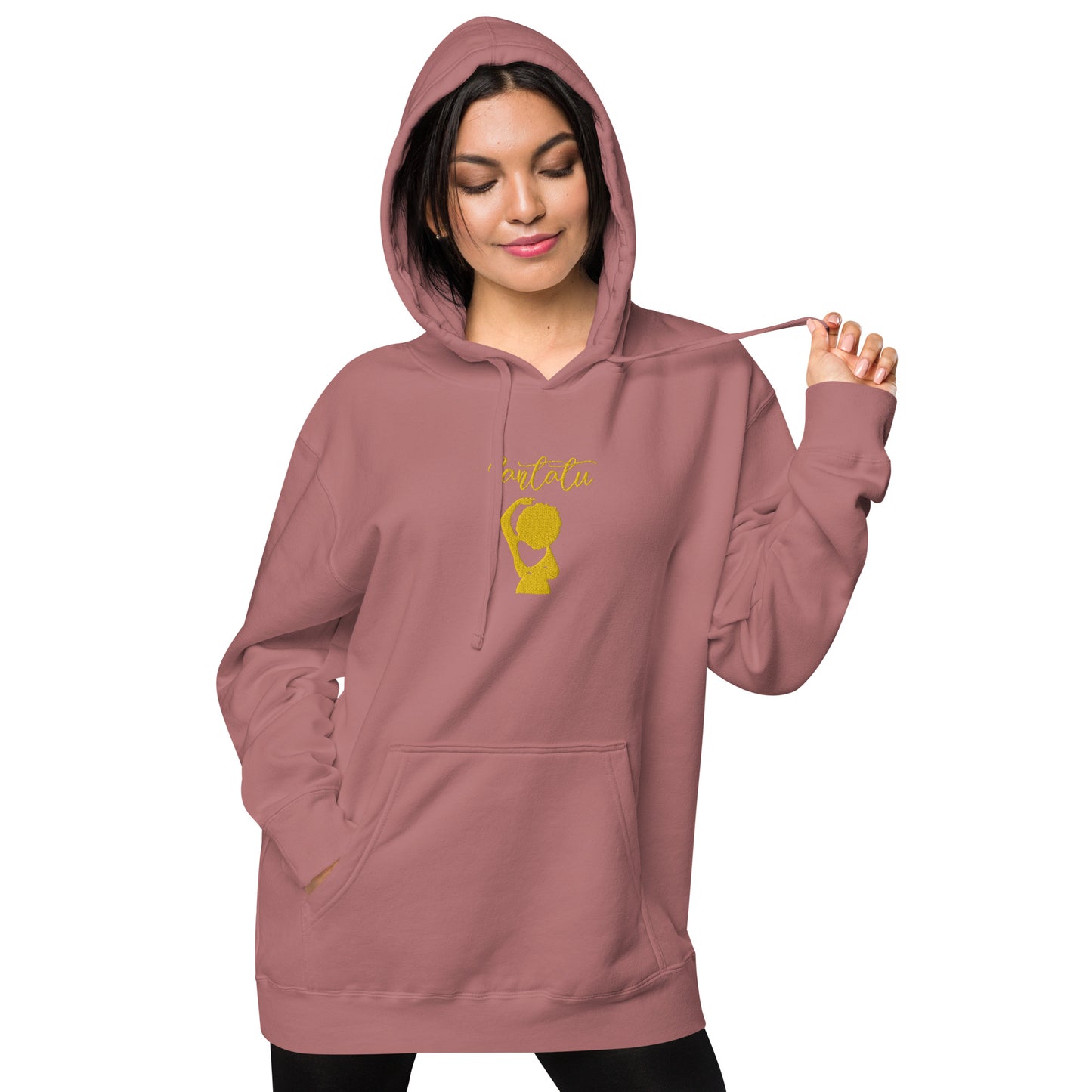 Sudadera con capucha teñida