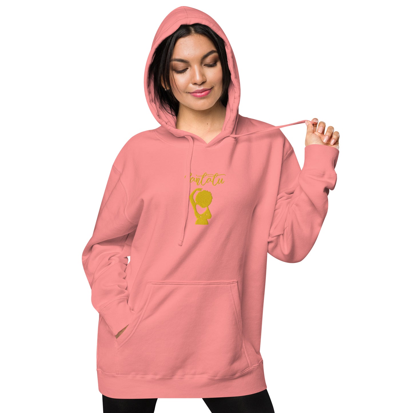 Sudadera con capucha teñida