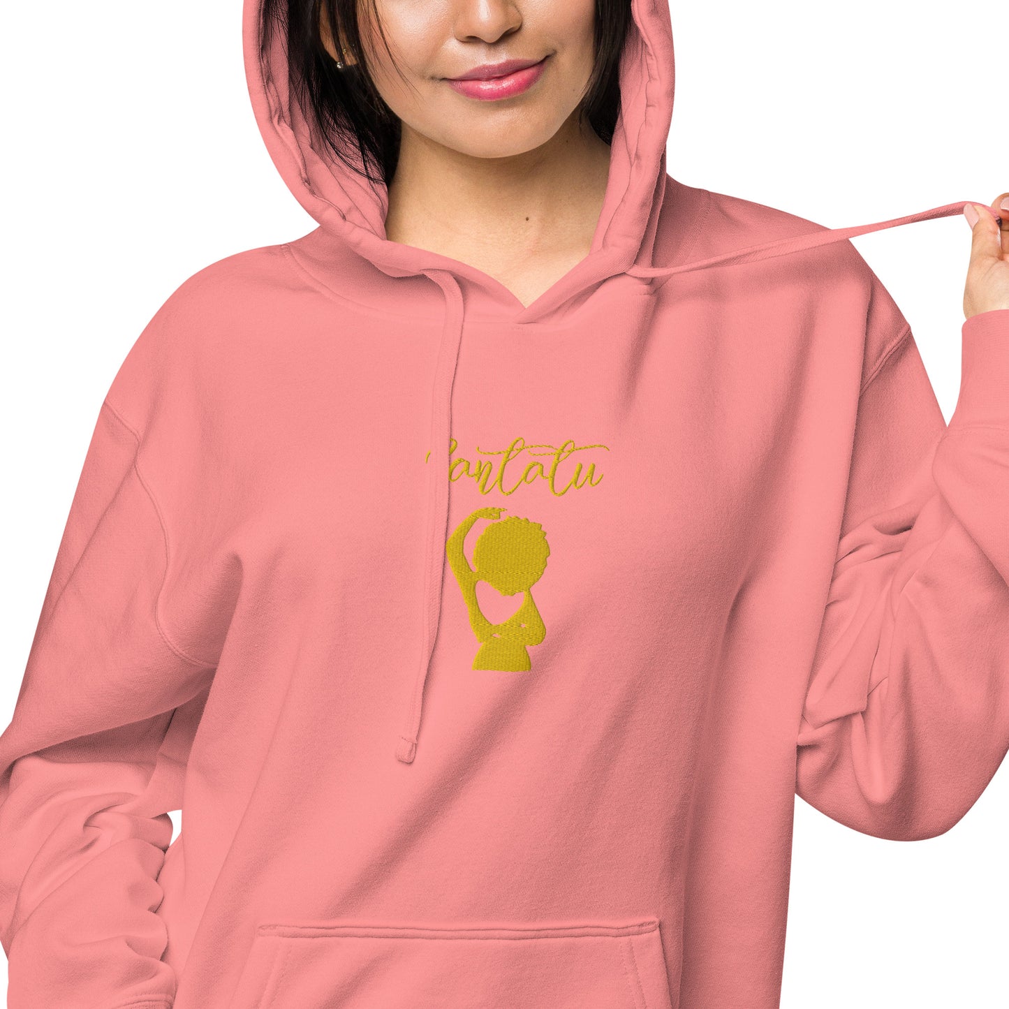 Sudadera con capucha teñida