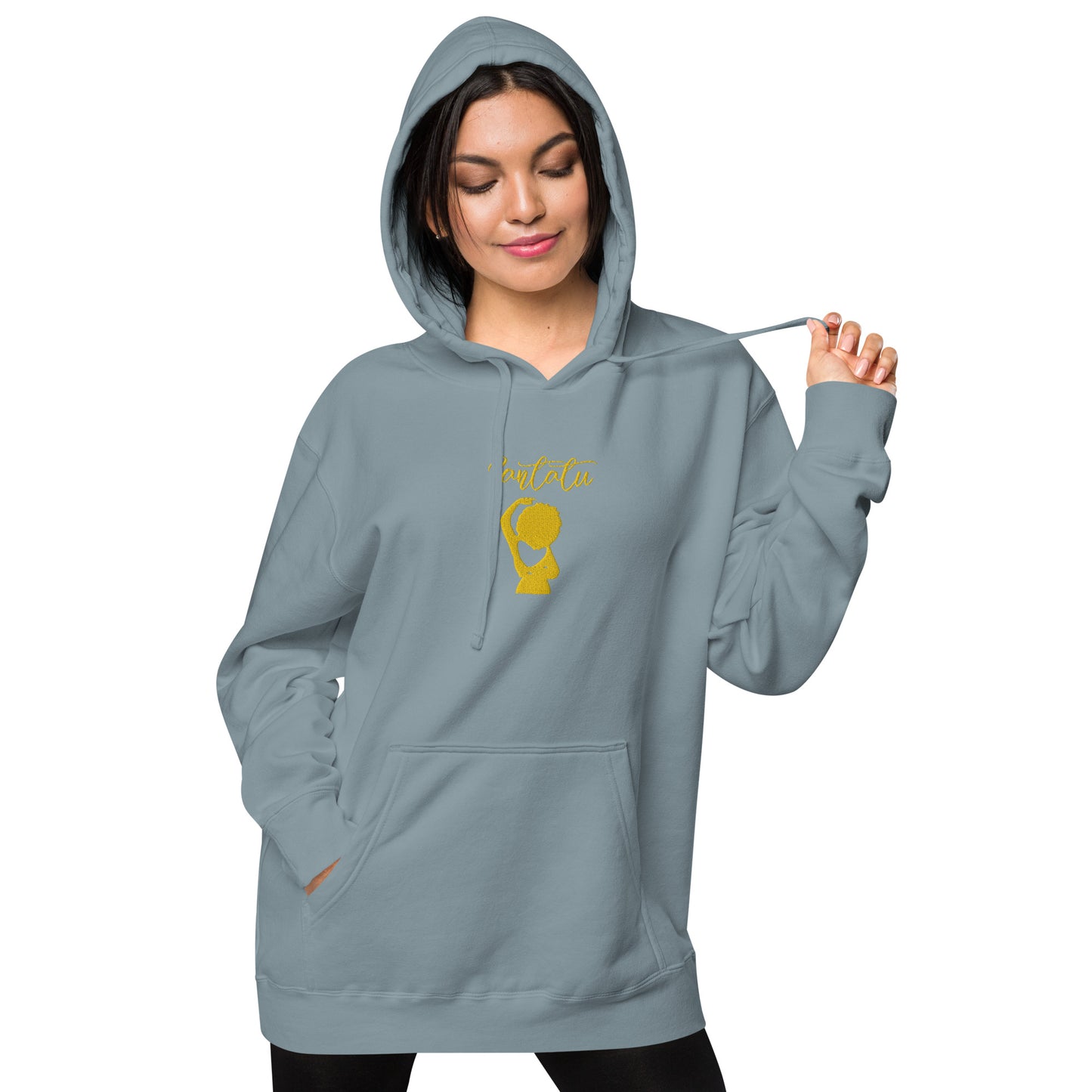 Sudadera con capucha teñida